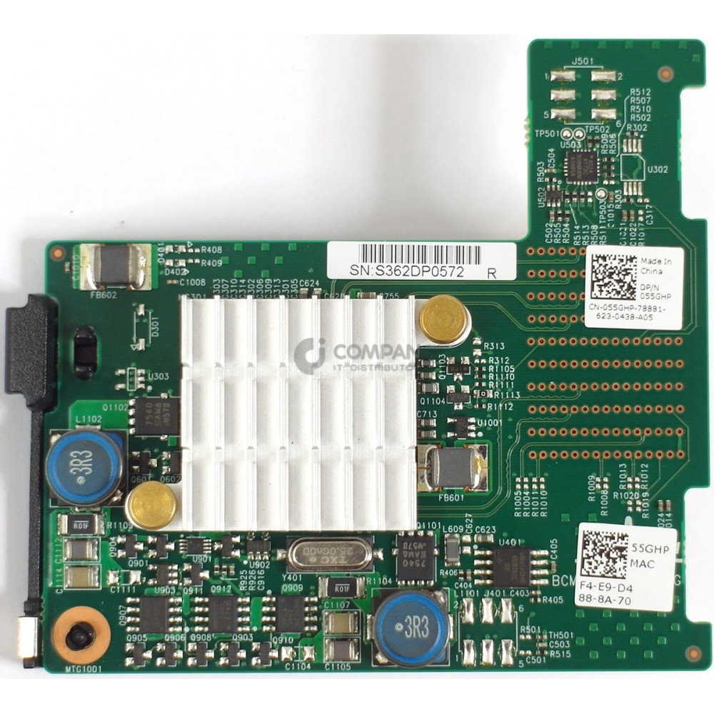 55GHP DELL BROADCOM 57810S 10GBE MEZZANINE CARD 055GHP